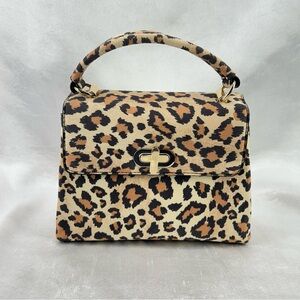 On 34th Leopard Print Handbag
